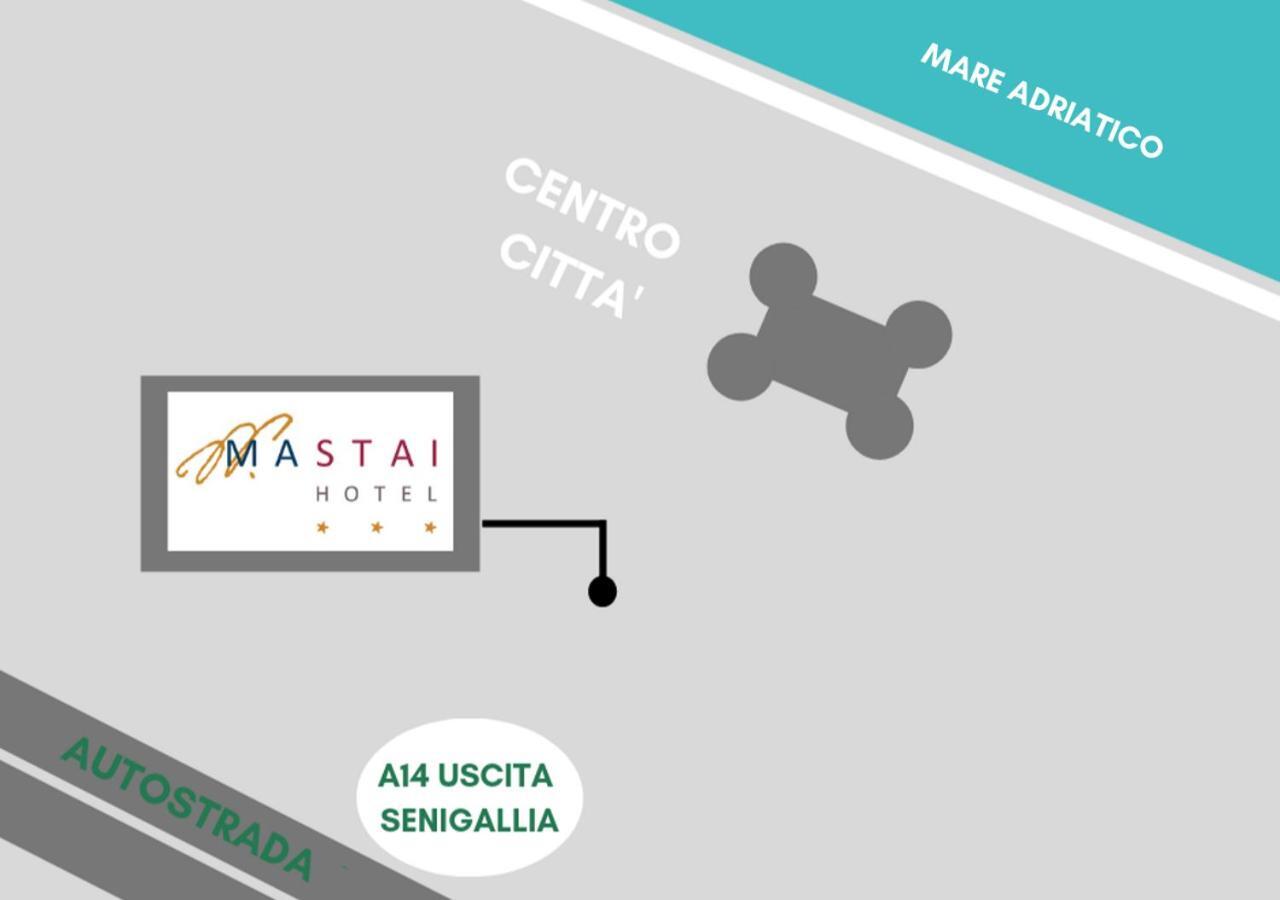 Hotel Mastai Senigallia Luaran gambar